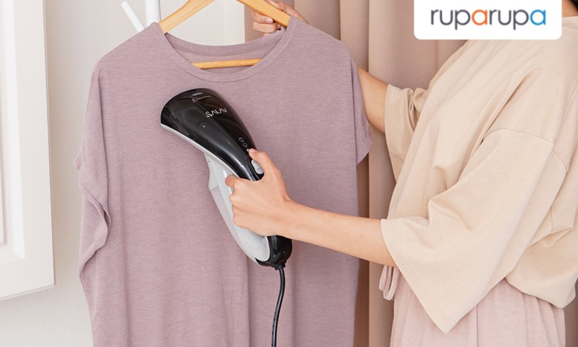 cara pakai setrika uap