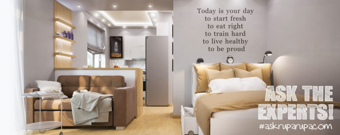 interior apartemen tipe studio