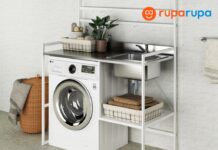 merapikan ruang cuci