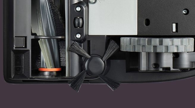 robot pembersih lantai dengan spinflow 