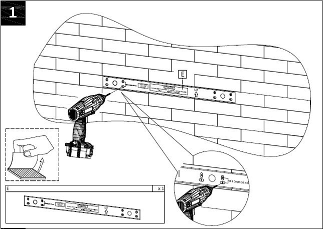 Cara memasang rak dinding 4