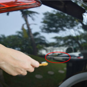 cara hilangkan goresan mobil