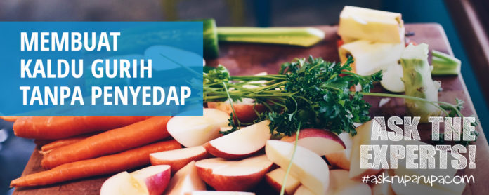 cara masak tanpa penyedap