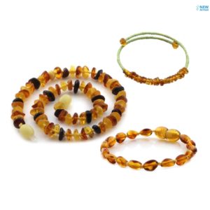 AMBER BUDDY SET KALUNG DAN GELANG BAYI CLASSIC