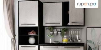 Dakota Kitchen Set 1.2 Mtr - Hitam