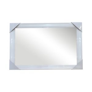 cermin hias putih
