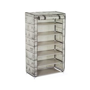 lemari sepatu terbuka