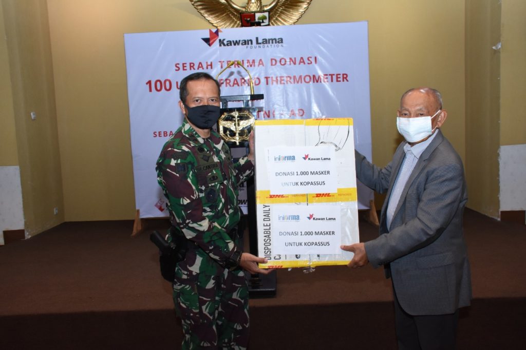 Donasi Kawan Lama Foundation kepada Kopassus