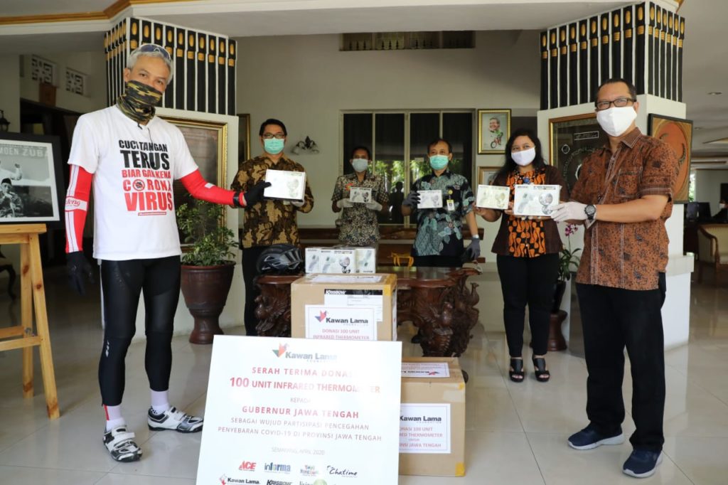 Donasi Kawan Lama Foundation kepada Pemerintah Provinsi Jawa Tengah