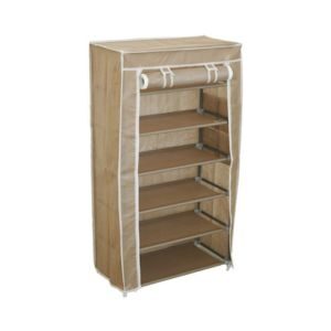 rak sepatu kain minimalis