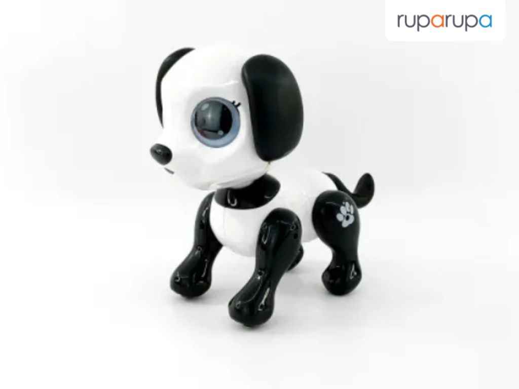 mainan robot anjing