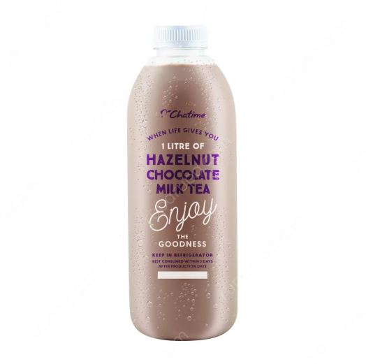 harga chatime hazelnut chocolate milk tea