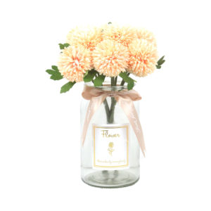 bunga artifisial warna pastel