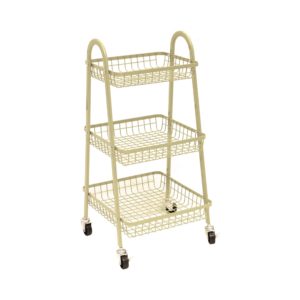 troli dapur warna pastel