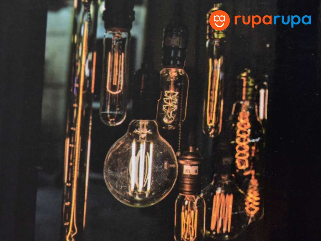 Krisbow Bohlam Filamen Dimmable Edison St64 5w - Kuning