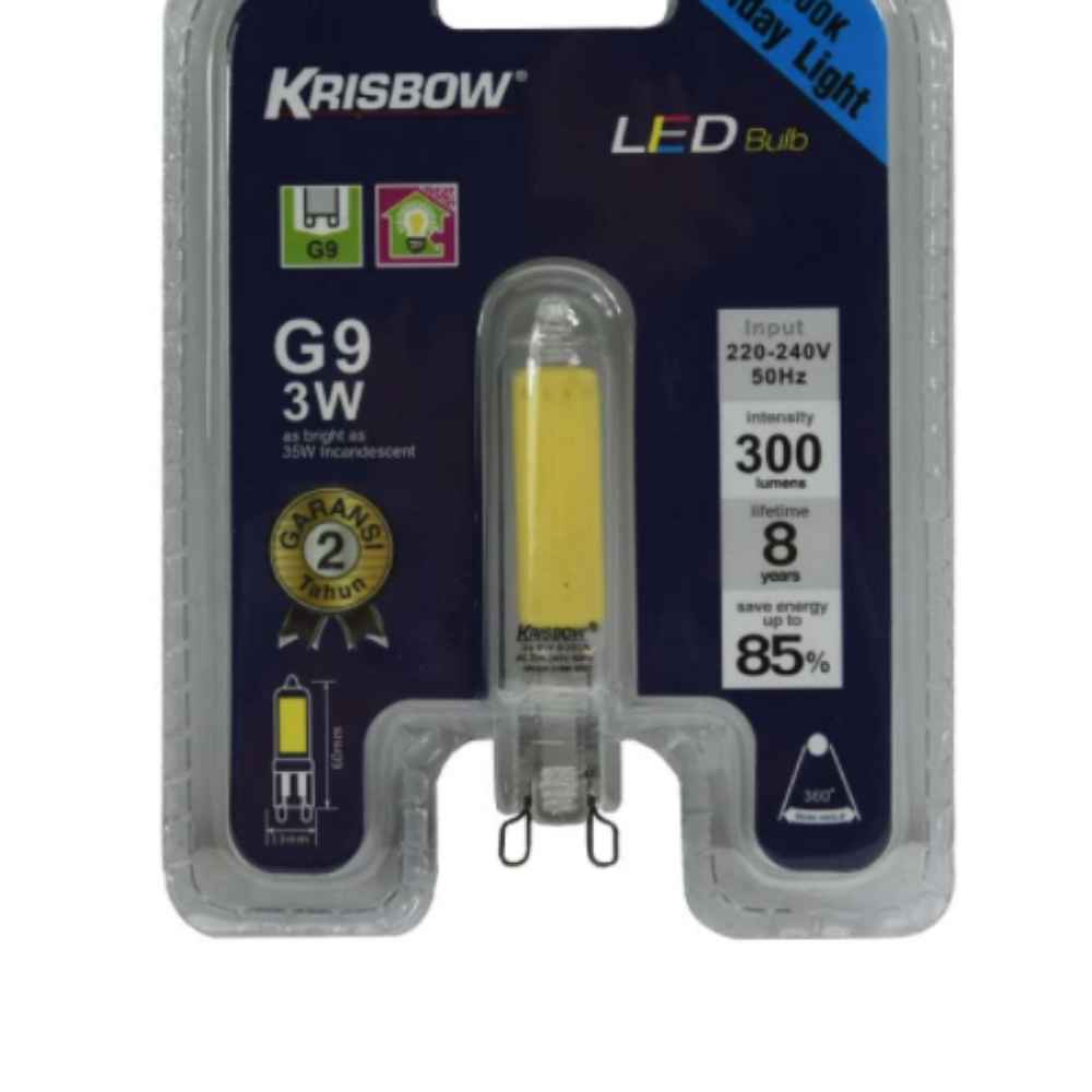 Krisbow Bohlam Led G9 3w 300lm - Cool Daylight