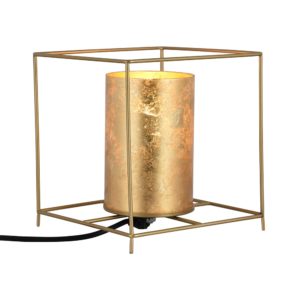 lampu meja tube gold