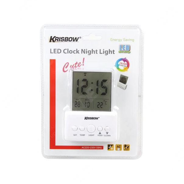 lampu tidur jam