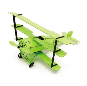 Memoo Mainan Puzzle 3d Pesawat German Fokker Dr.I Fighter.JPG