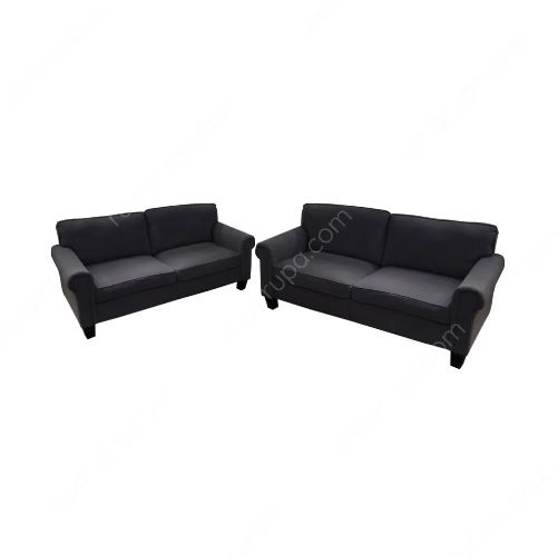 sofa desain interior monokrom