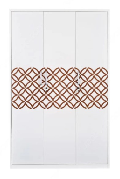 Lemari pakaian tiga Pintu Swing