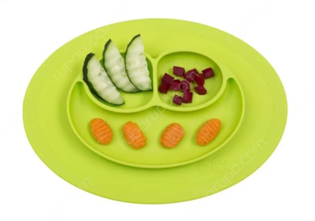 Piring makan bayi Ezpz Mini Mat In Lime