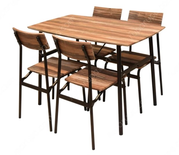 Dining Set Minimalis cokelat