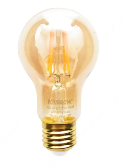 bohlam lampu tidur Krisbow Bohlam Filamen Vintage 5w 