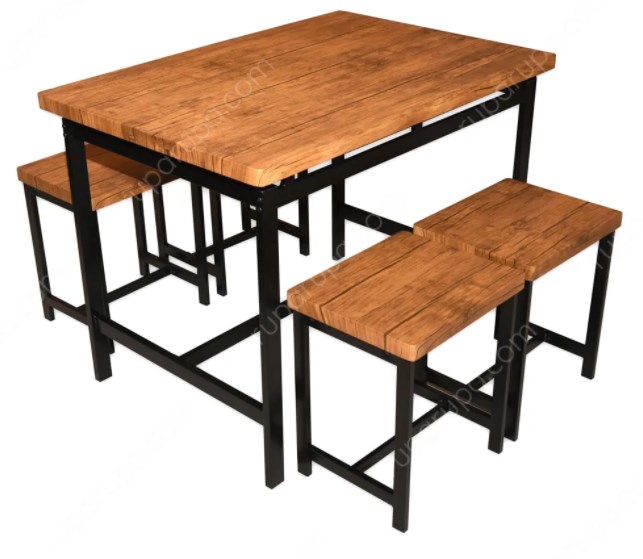 Zoe Set Meja Makan 4 Kursi