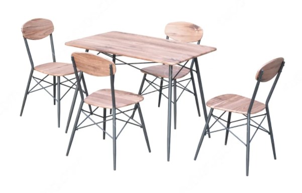 Zumba Set Meja Makan 4 Kursi