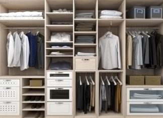 desain lemari pakaian