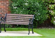 kursi taman dari besi