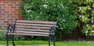 kursi taman dari besi