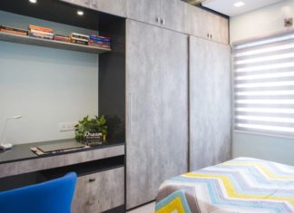 lemari pakaian dua pintu untuk keluarga