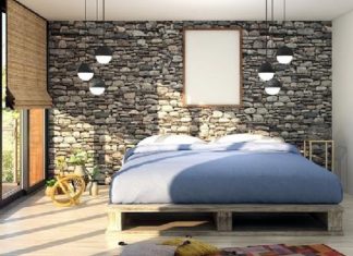 matras dengan tempat tidur