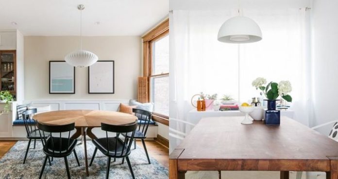 lampu gantung meja makan