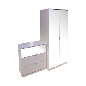 lemari pakaian minimalis dengan laci