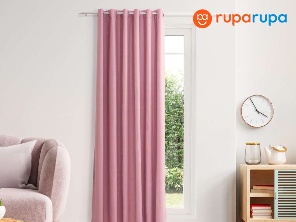 Informa 210x240 Cm Marshmallow Gorden - Ungu Pale Mauve