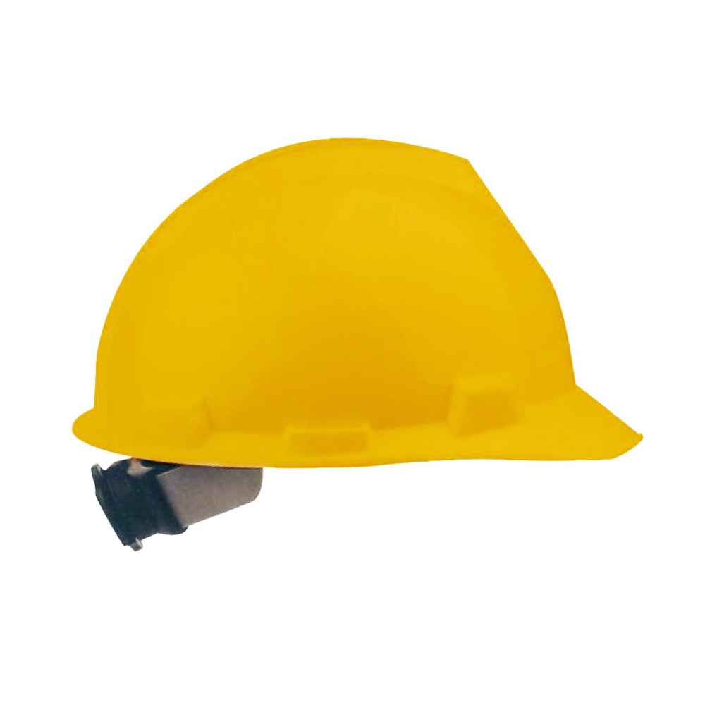 Krisbow Brim Helm Keselamatan Kerja Hdpe - Kuning