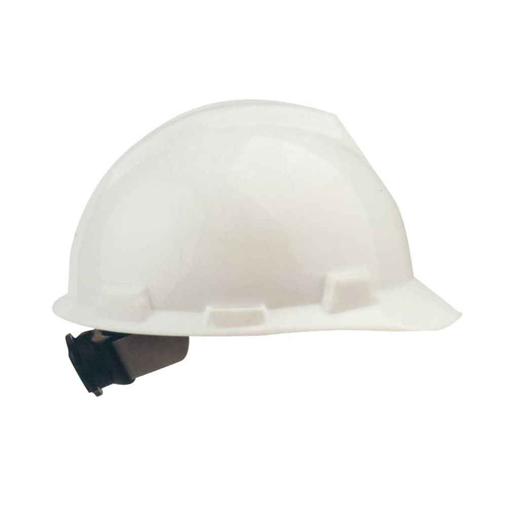 Krisbow Brim Helm Keselamatan Kerja Hdpe - Putih