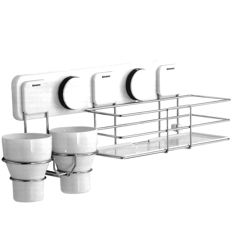 Rak sudut merek krisbow untuk di kamar mandi