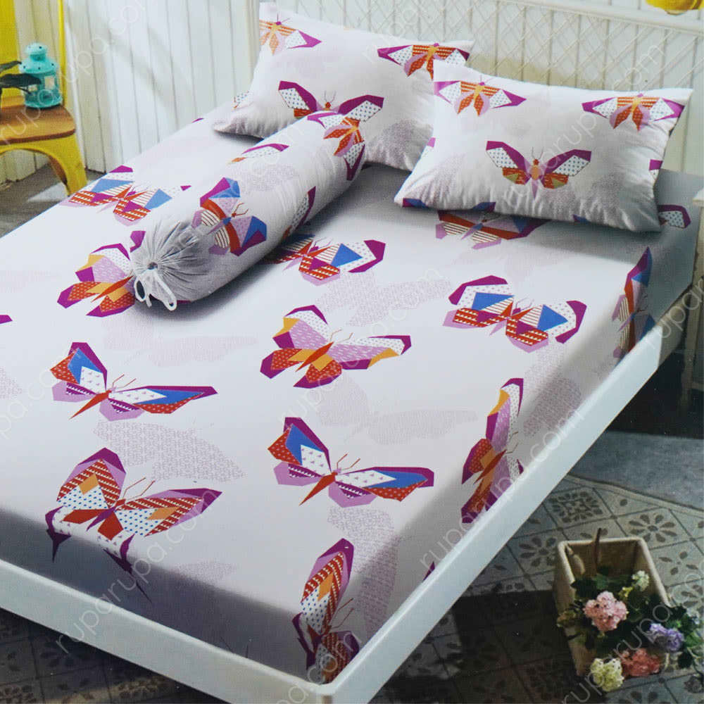 Sprei motif kupu kupu