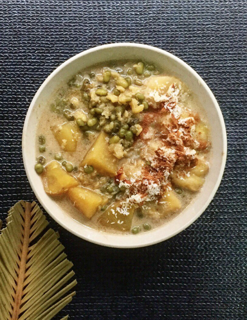 Kolak pisang kacang hijau 