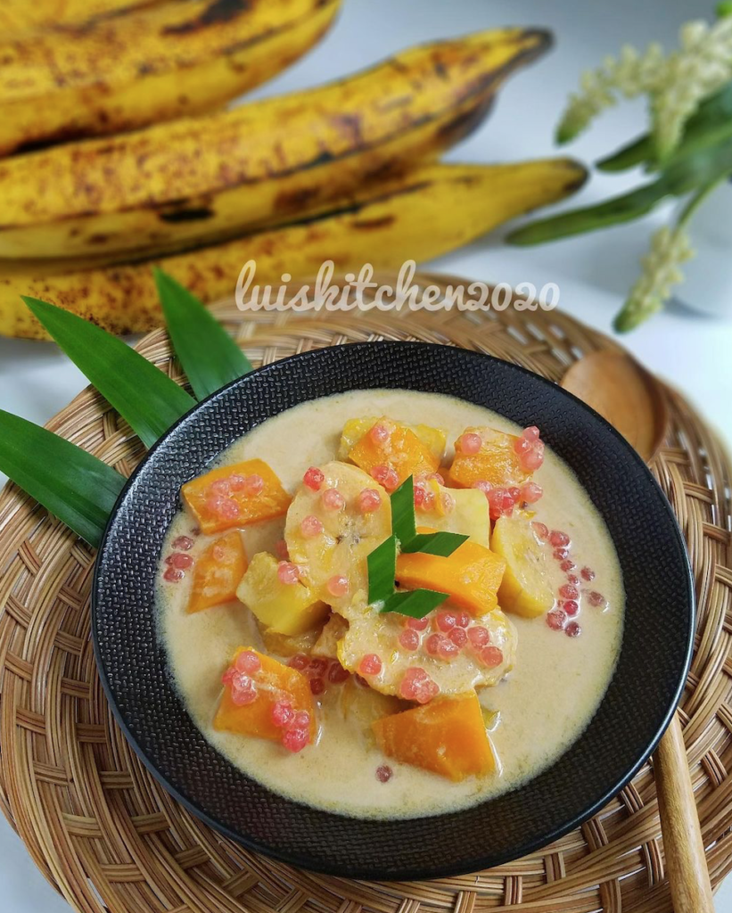 takjil pisang labu kuning