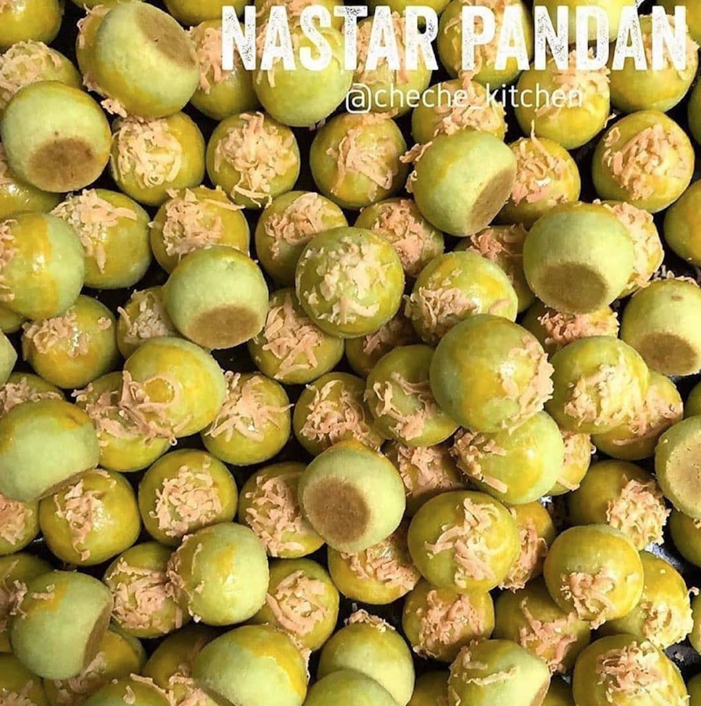 kue lebaran nastar pandan