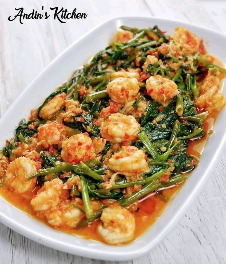 Sayur Kangkung Rica Udang