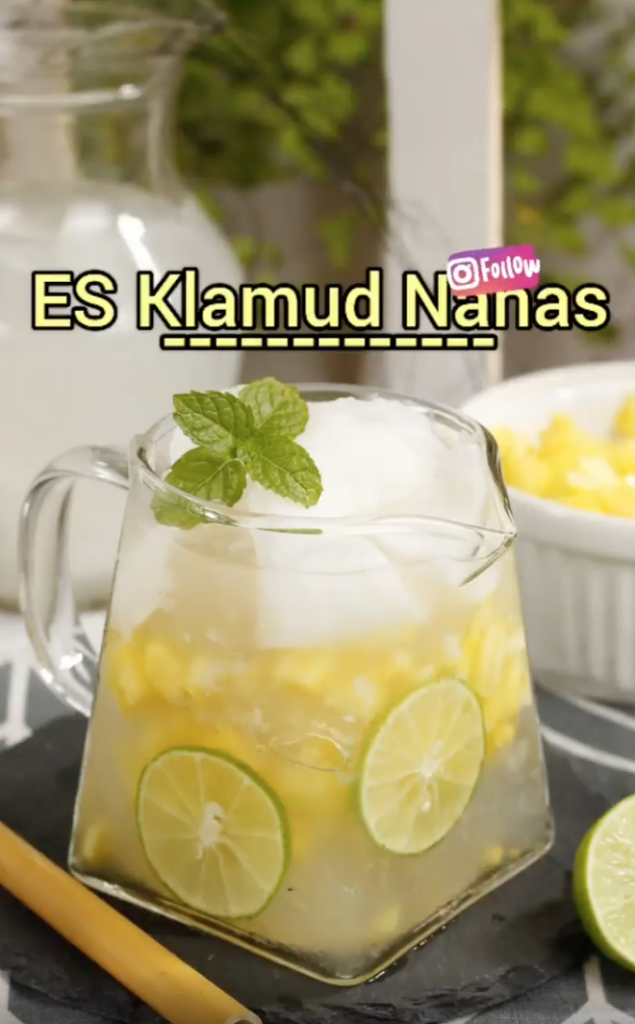 Resep Es Kelapa Muda Nanas