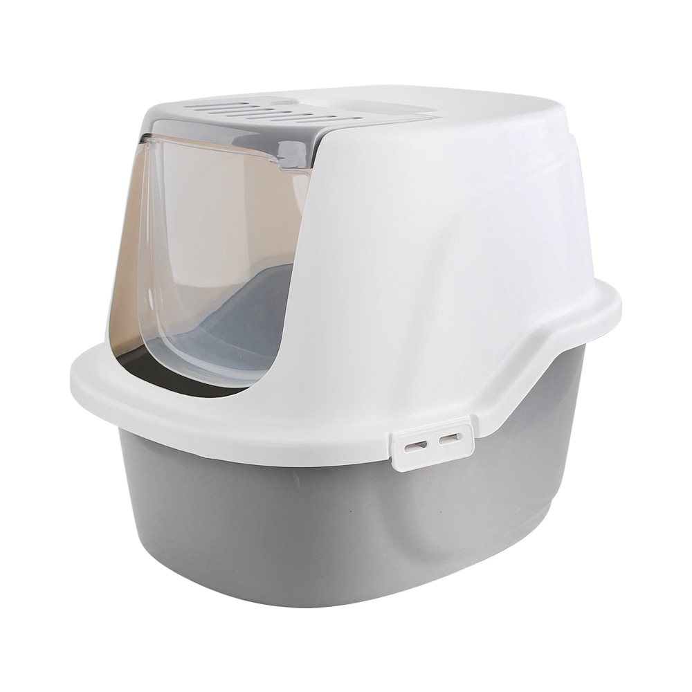 Pawise Toilet Kucing 48 X 38 X 40 Cm - Abu-abu