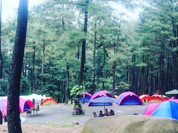 tempat camping di gunung pancar