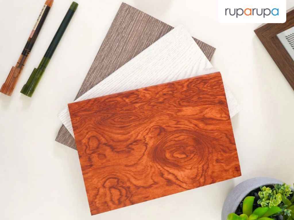 Ataru Notebook Motif Kayu - Putih